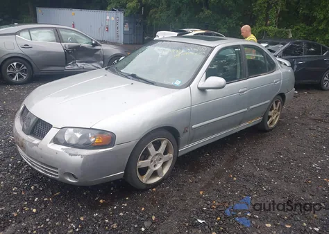 2004 Nissan Sentra 2.5S из США, поврежденный, VIN 3N1AB51A14L741014